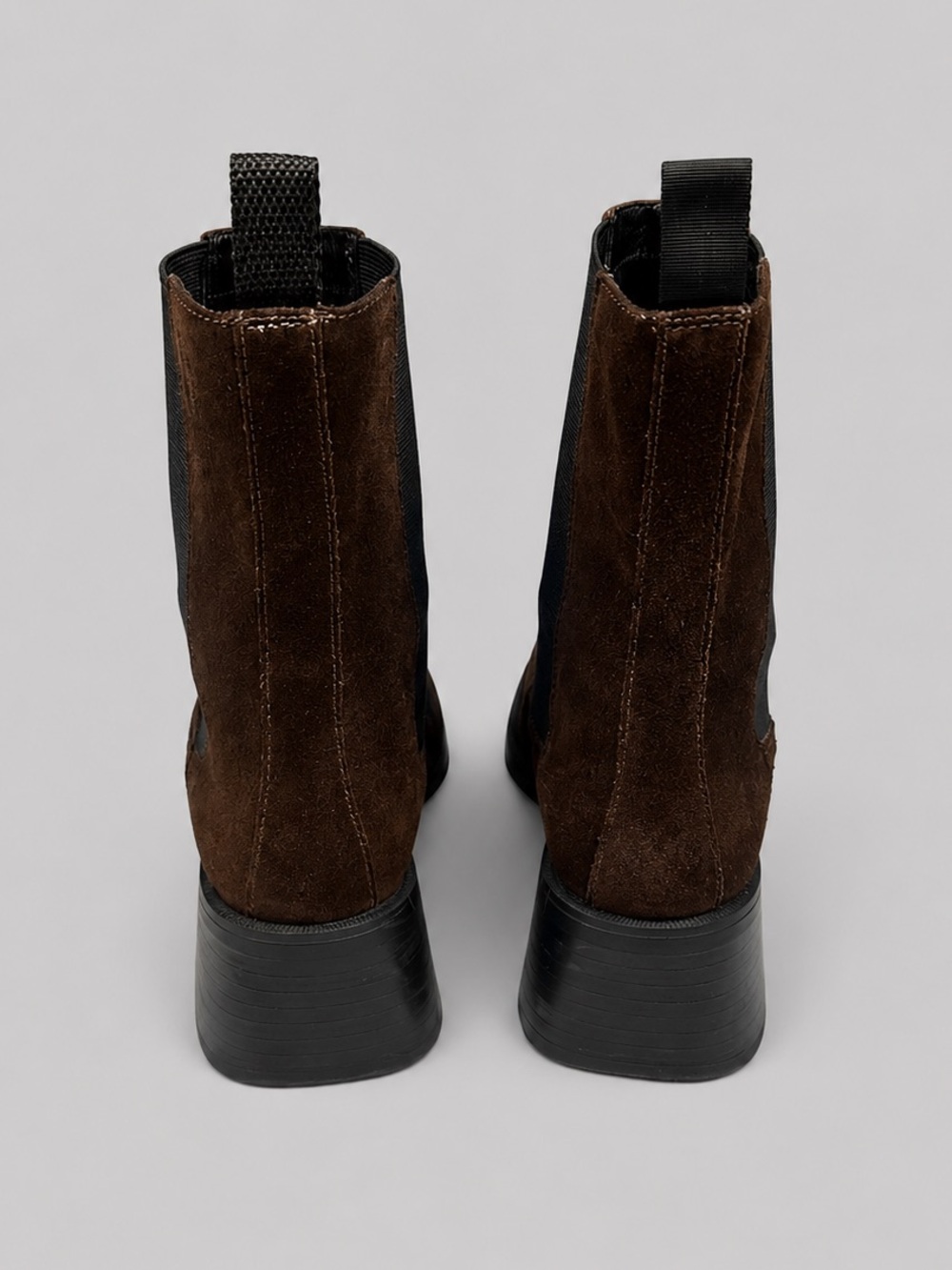 Vagabond Blanca Brown Suede Chelsea Boots Square Toe US 9 EU 39 - Picture 5 of 9